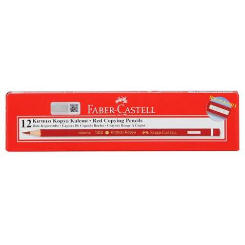 Faber Castell Kırmızı Kopya Boya Kalemi 12 Li