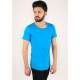 Madmext Men Basic Blue T-shirt 2308 - Mavi