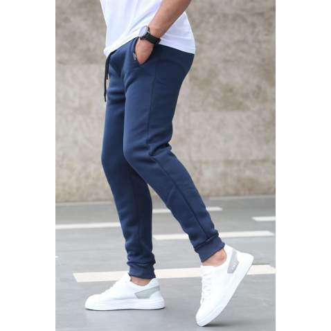 Madmext Men Plain Navy Blue Sweatpants 4210 - Lacivert