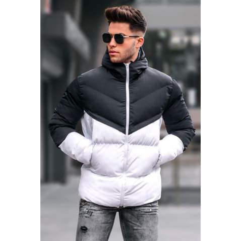 Men Black Puffer Jacket 5700 - Siyah